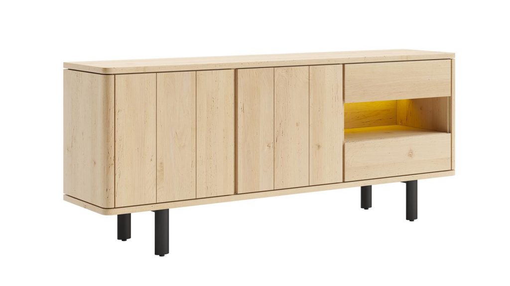 buffet style scandinave et naturel