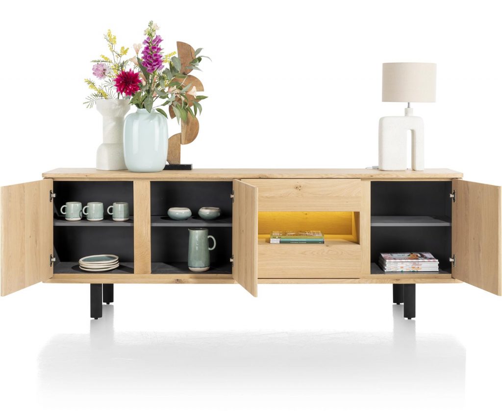 buffet style scandinave et naturel