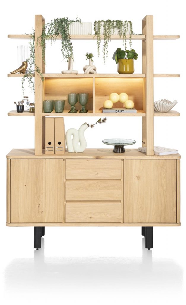 vaisselier scandinave et naturel